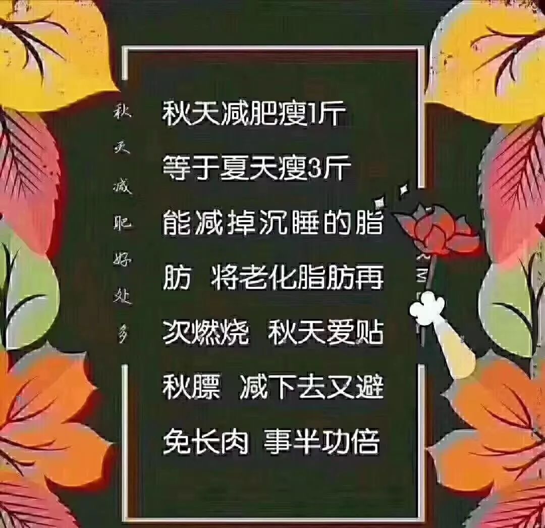 养森瘦瘦包秋天减肥的好处